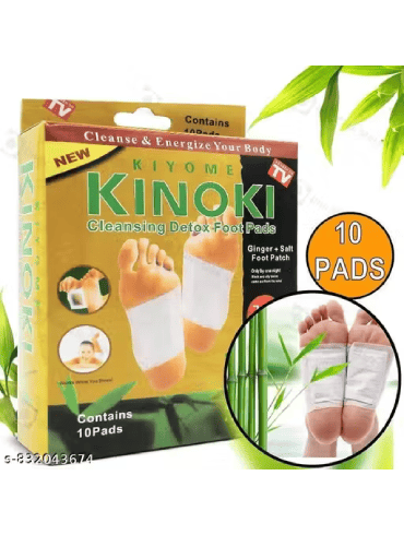 ACUPRESSURE Health Detox Foot Patches Cleansing Detox Foot Pads - Set Of 10